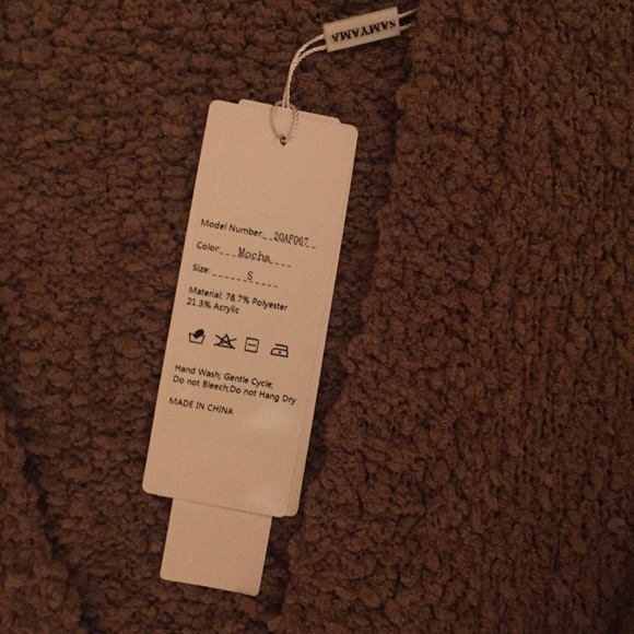 NWT - Samyama Popcorn Cardigans with Pockets - Picture 3 of 7